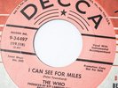 The Who Classic Rock 45 I Can See For Miles Promo On Decca Records