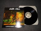 OVERKILL LP LIFETIME TO KILL RARE LIVE IN DUSSELDORF 1990 NM TESTAMENT EXODUS