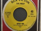 ELVIS PRESLEY - GUITAR MAN / HIGH HEEL SNEAKERS, RCA 47-9425, PROMO 45 RPM, 1967