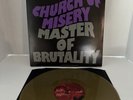 Church Of Misery -Master Of Brutality Gold Sparkle 2x Vinyl Good Condition Rare