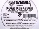 SEALED Pure Pleazure ‎– When Will U Come Back 2 Me 12