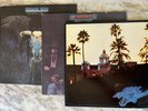 3 “EAGLES” ORIGINAL 70’s VINYLS- HOTEL CALIFORNIA-DESPERADO-ONE OF THESE NIGHTS