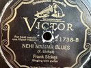 VICTOR 21738 FRANK STOKES 78 rpm BLUES V- *HEAR* PLAYS STRONG