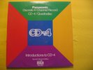 INTRODUCTIONS TO CD-4-HAND CLEANED & TESTED NEAR MINT LP QUADRAPHONIC QUADRADISC