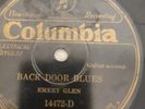 RARE EMERY GLEN BACK DOOR BLUES 78RPM COLUMBIA 14472D E
