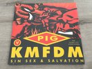 KMFDM Vs Pig Sin Sex & Salvation New Sealed OOP Vinyl LP Rare