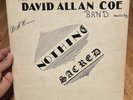 Autographed David Allan Coe Band Nothing Sacred LP Vinyl Record OG DAC Issue