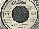 WINGS - Silly Love Songs 1976 Vinyl PROMO 45 Stereo W/Company Sleeve (RARE) NM