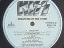 KISS Creatures of the Night LP Italy Inner Sleeve Casablanca