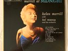 RARE HELEN MERRILL AT MIDNIGHT EMARCY DG DRUMMER LOGO LP VOCAL JAZZ EXCELLENT