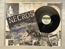 Necros Conquest For Death LP Original 1st Press w/ poster Starliner sticker more