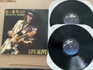 EPIC Vinyl Record DOUBLE LP Stevie Ray Vaughn and Double Trouble Live Alive 1986
