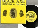 BLACK AXE – 7” UK '80 “Highway Rider” - rare solid centre NWOBHM / Heavy Metal