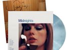 Taylor Swift Moonstone Blue Handsigned Midnights Vinyl sealed