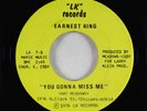 Funk/70s Soul 45 - Earnest King - You Gonna Miss Me - LK VG+