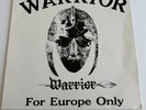 Warrior For Europe Only LP FIRST UK PRESSING 1983 NWOBHM Heavy Metal Rock Rare