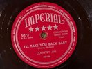 Imperial 5073 Country Jim OLD RIVER BLUES 1950 Blues 78 rpm E-  Louisiana