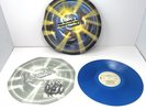 STRYPER Isaiah 53:5 The Yellow and Black Attack Blue Colored Vinyl Record VG EUC