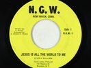 Modern Soul Gospel 45 - Unknown Artist - Jesus Is All The World To Me - N.G.W.