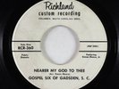 Black Gospel 45 - Gospel Six - Nearer My God To Thee - Richland