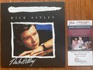 RICK ASTLEY Never Gonna Give You Up AUTO Signed /2500 Blue 7in Vinyl JSA RARE