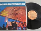 MAYNARD FERGUSON A MESSAGE FROM NEWPORT 1981 LP ROULETTE SR 59024 JAZZ SIGNED