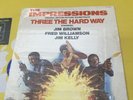 THE IMPRESSIONS : Three The Hard Way OST LP CURTOM Movie Soundtrack NEW SEALED