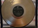 Ozzy Osbourne Bark at the Moon, gold record...signed by Ozzy