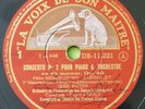 Jean Doyen Mendelssohn Piano Concerto Op. 40 78RPM LVDSM DB 11221/3 Autograph