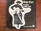 1971 First Ed Vinyl Single. IT DON'T COME EASY. RINGO STARR Apple R5898. Pic Slv
