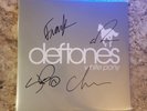 DEFTONES SIGNED AUTOGRAPH WHITE PONY VINYL RECORD