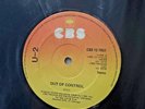 U2 U-2 OUT OF CONTROL Vinyl Record CBS 12-7951 12