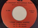 COUNT YORGA, VAMPIRE Movie Radio Spot 1970 Horror Exploitation Film