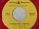 THE PREMATURE BURIAL Movie Radio Spot 1962 Horror Exploitation Film