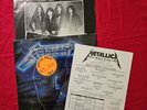 Metallica Ride The Lightning Megaforce LP Cover Only In Shrink No Record