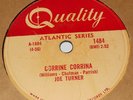 Quality 1484 Joe Turner Boogie Woogie Country Girl / Corrine, Corrina 78 RPM E-