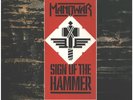 Manowar Sign Of The Hammer NEAR MINT Ten Records Vinyl LP