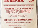 IRON MAIDEN Powerslave LP Rare PROMO Peeruvian