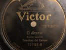 TELESFORO DEL CAMPO - El Alcazar -Victor 75758 - RARE Latin / Flamenco 78