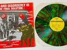 Punk And Disordely 3 The Final Solution. Puke splatter vinyl punk oi  UK Subs