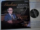 SXL 6041 Brahms Piano Sonata in F minor etc. / Clifford Curzon W/B