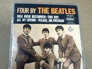 THE BEATLES EP FOUR BY THE BEATLES EAP1-2121- Rare Record Vinyl 45