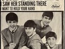 The Beatles I Want To Hold Your Hand Rare Miscut/Misprint? Capitol 45 w, Pic Slv