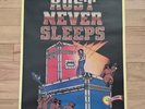 Original Neil Young Promotional Poster 1979 Rust Never Sleeps 35x23