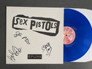 Signed Sex Pistols ‎– Spunk LTD BLUE VINYL LP MINT + INSERT