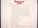 Royalty of Rock The Doobie Brothers LP W/ Cue Sheet 1982