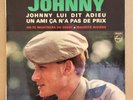 D - Rare EP 45T  Johnny Hallyday  Bandeau NOIR  Colombet Média NEUF (EX+/Mint-)