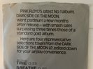 Pink Floyd 1973 Dark Side Of The Moon US Radio Mono Promo  7