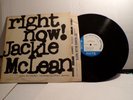 JACKIE McLEAN RIGHT NOW BLUE NOTE BLP 4215 MINT- LP
