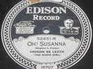 Final Edison Electric Disc Record 52651 Oh  Susanna Honey Vaughn De Leath